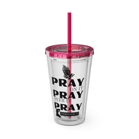 Pray On It 16oz Tumbler with Straw
