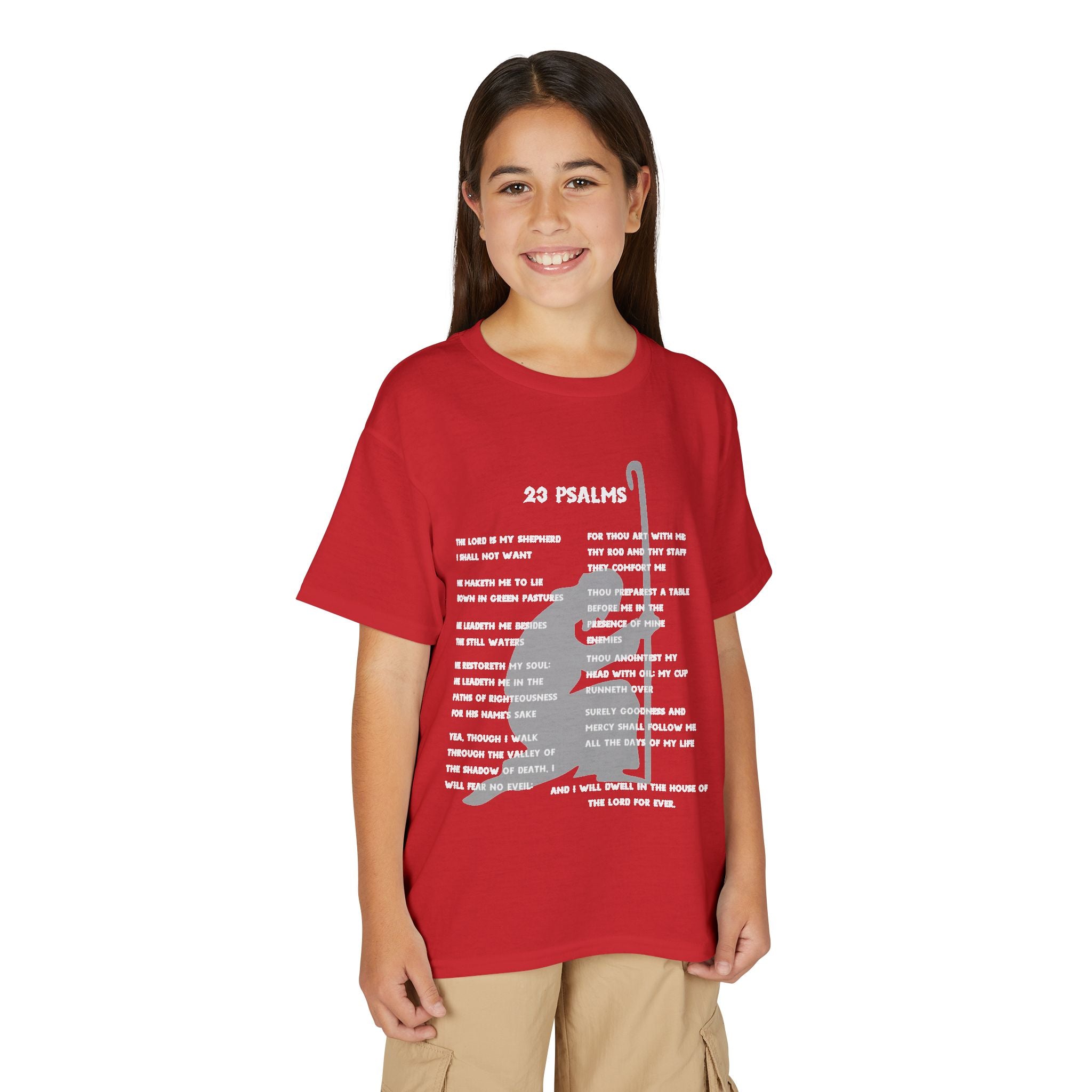 23 Psalms Youth T-shirt - White