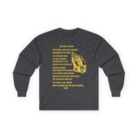 The Lord's Prayer Long Sleeve Tee - Gold