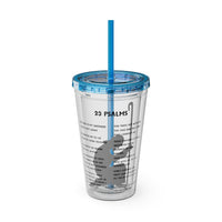 23 Psalms 16oz Tumbler with Straw