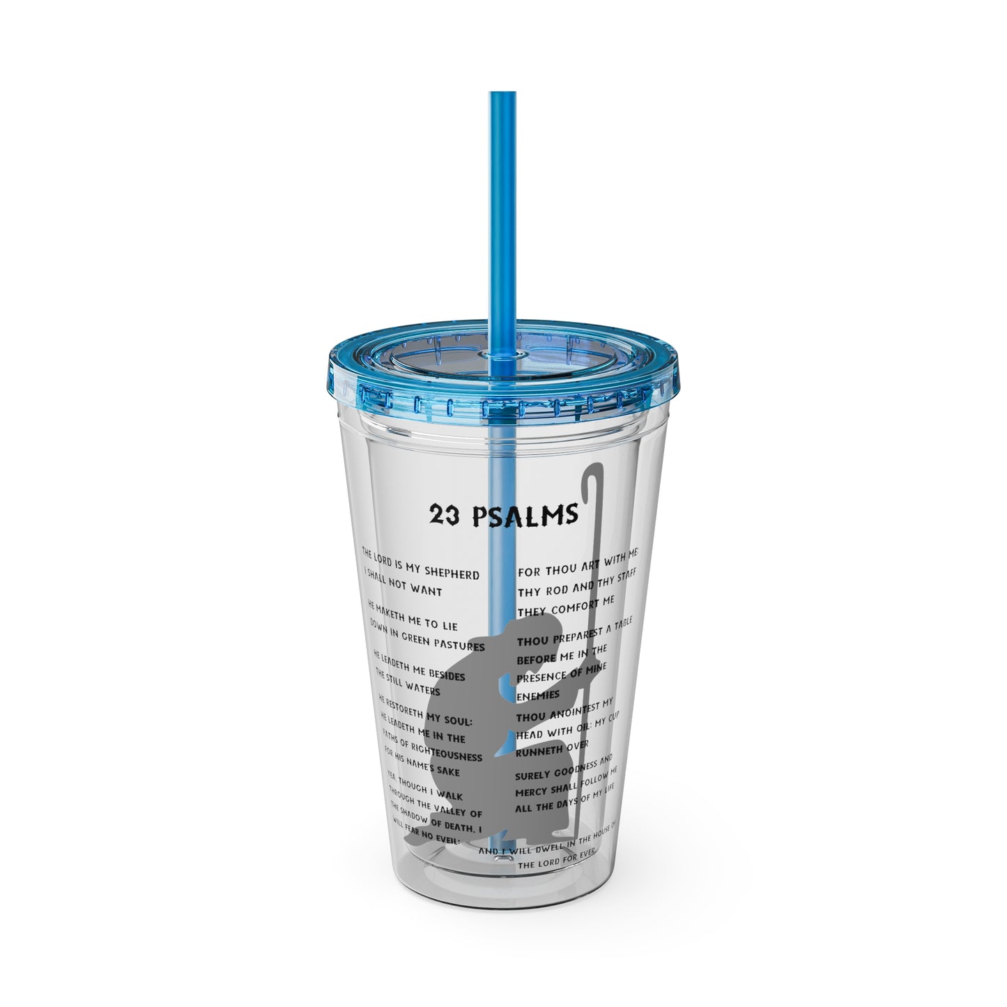 23 Psalms 16oz Tumbler with Straw