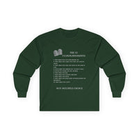 10 Commandments Long Sleeve - White