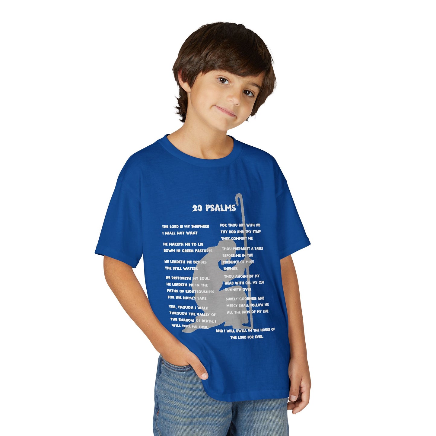 23 Psalms Youth T-shirt - White