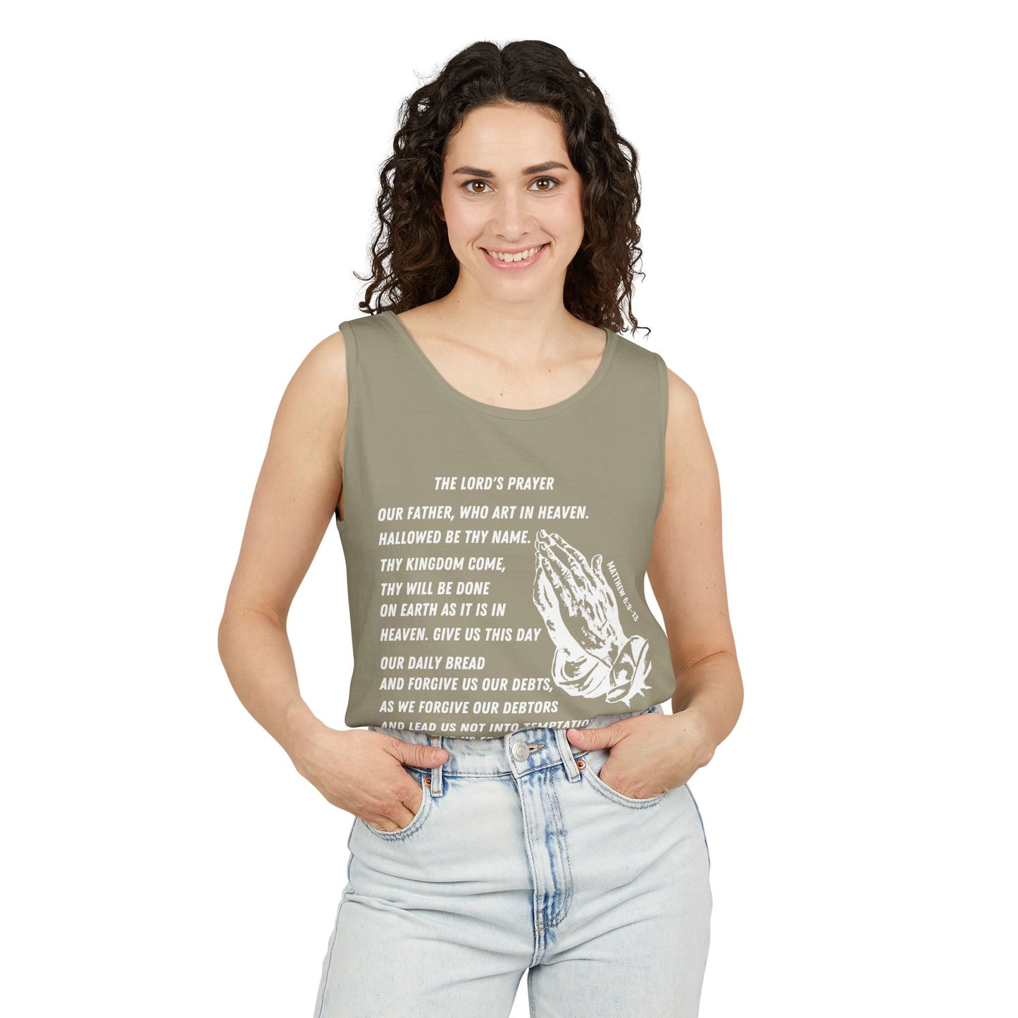 The Lord’s Prayer Tank Top - White