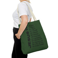 Christian JESUS IS Tote Bag - Green