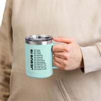 Christian Jesus Is 15oz Tumbler - Black