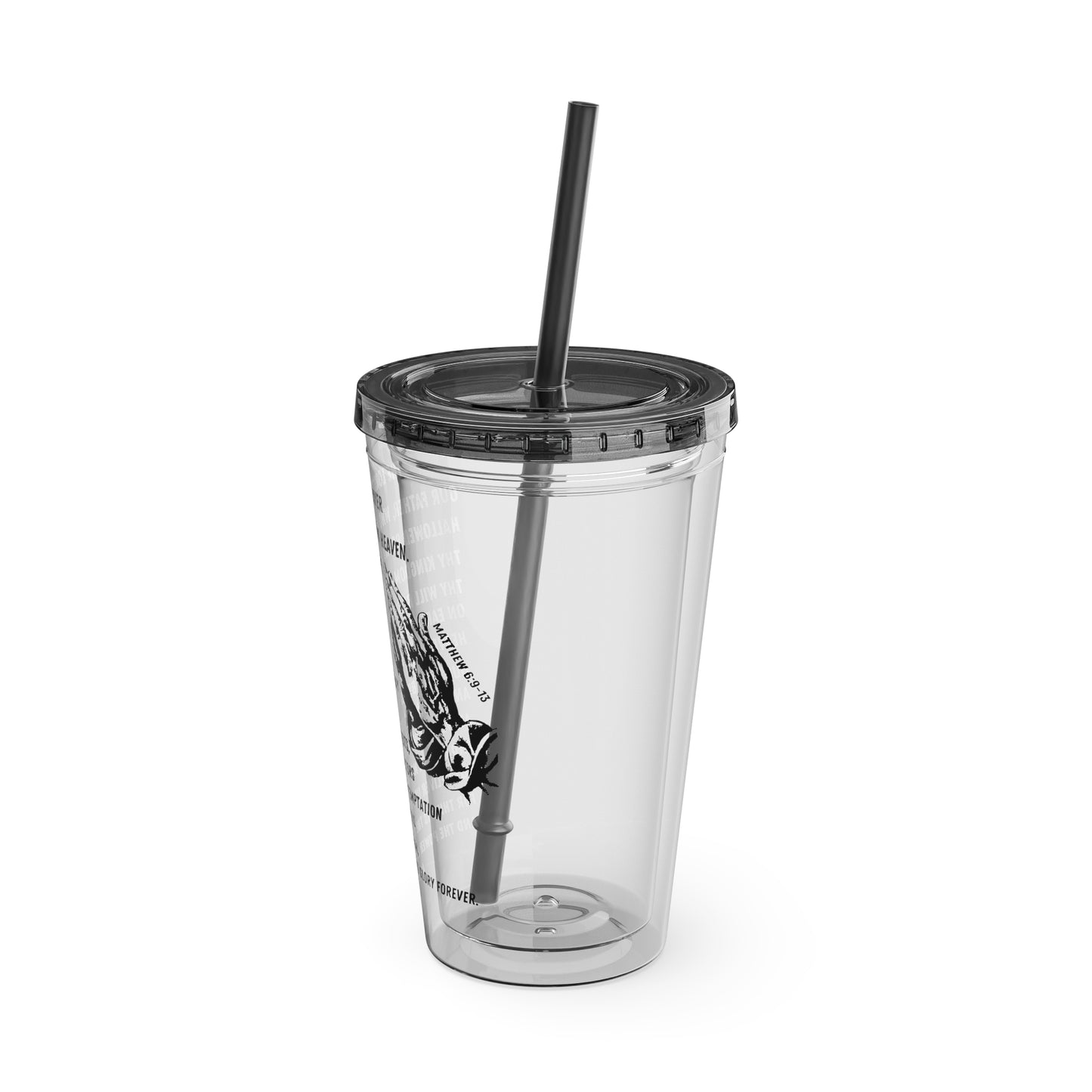 The Lord's Prayer 16oz Tumbler with Straw
