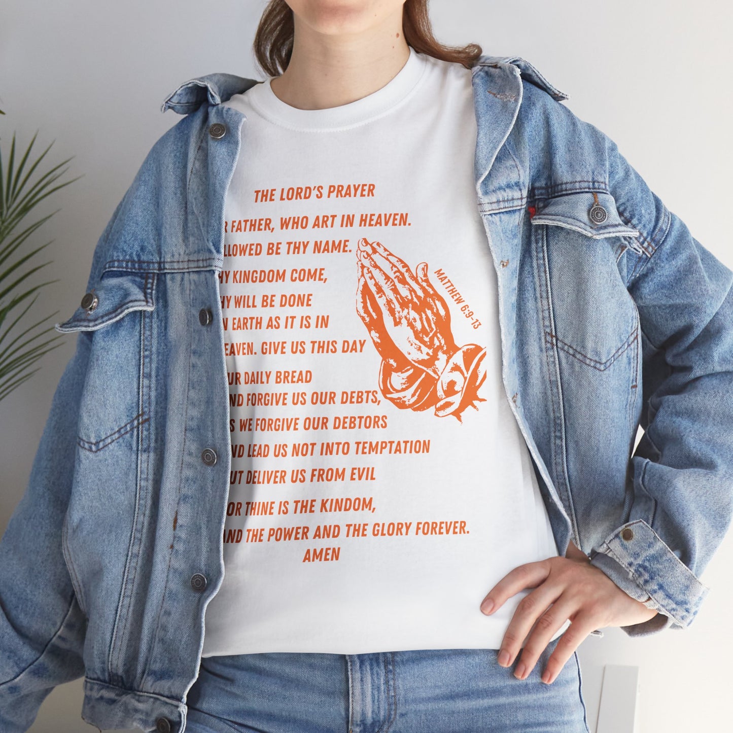 The Lord’s Prayer T-Shirt - Orange