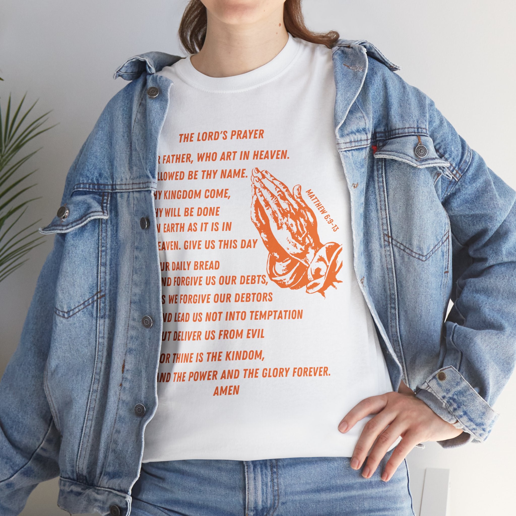 The Lord’s Prayer T-Shirt - Orange