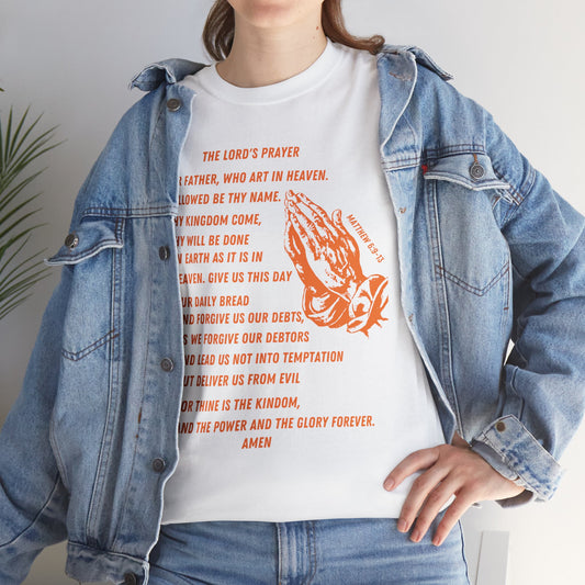 The Lord’s Prayer T-Shirt - Orange