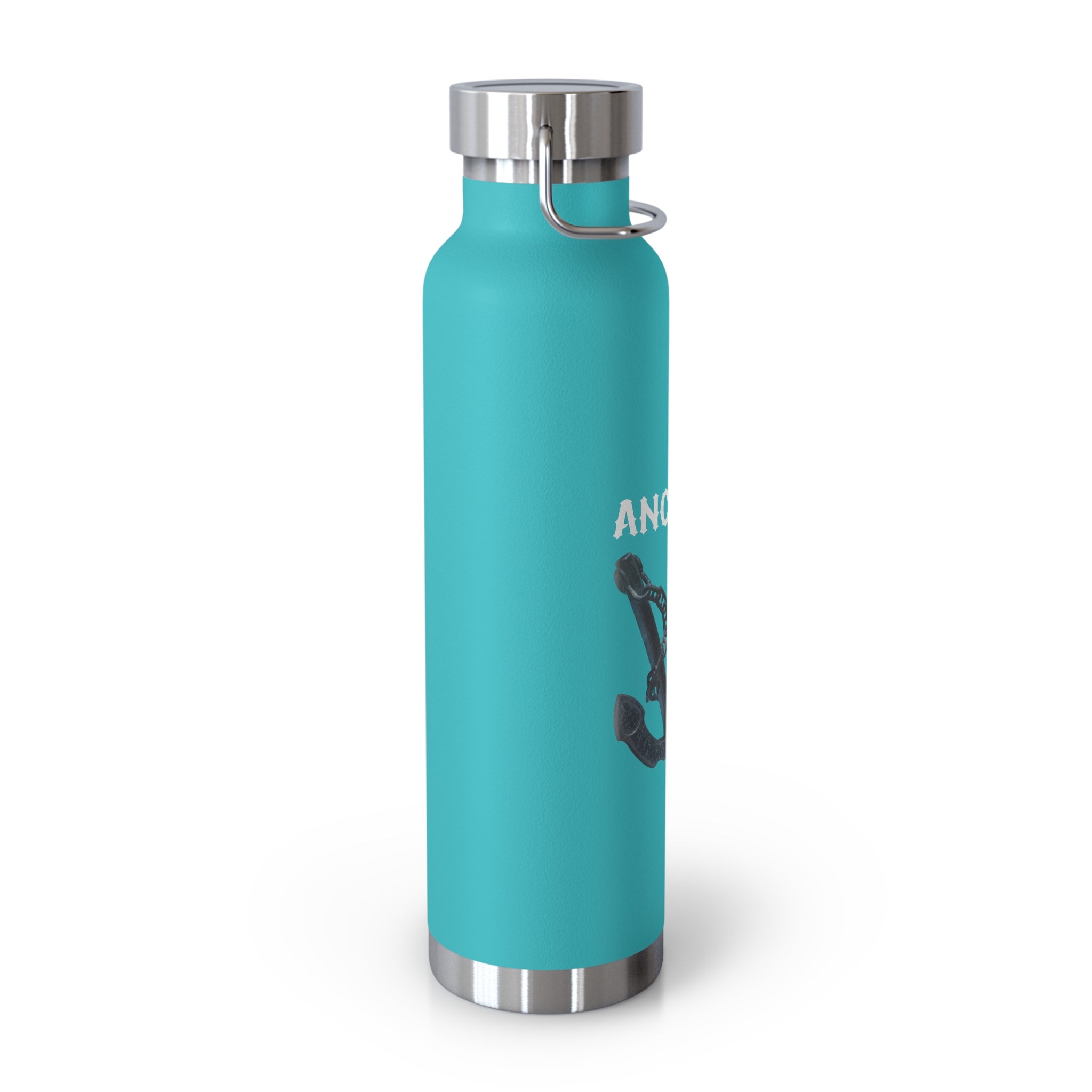 "Anchored in the Lord" 22oz Insulated Water Bottle — White