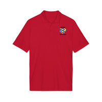 Autism Puzzle Heart Polo - Black