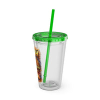 Push Pray Until Something Happens 16oz Tumbler — Bible