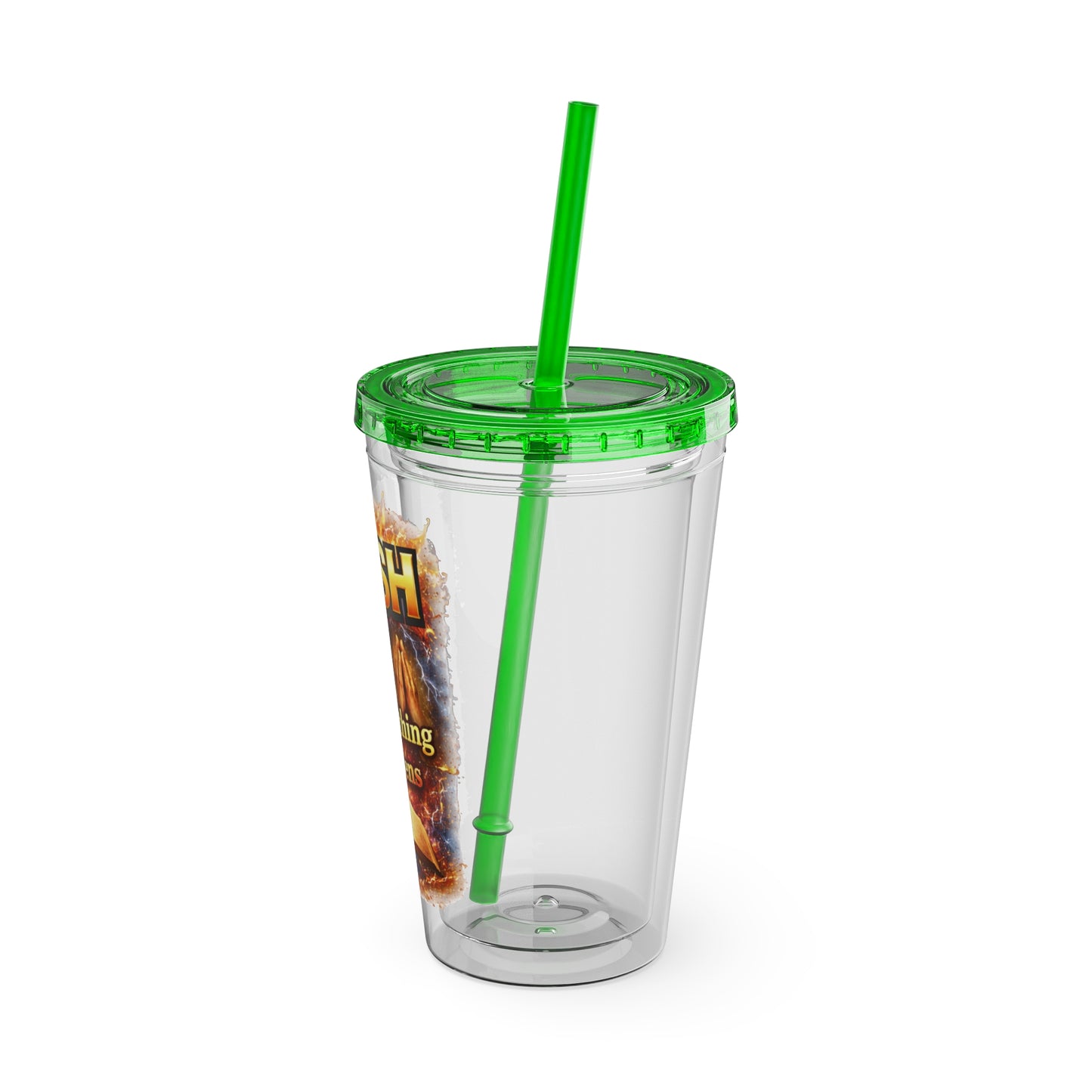 Push Pray Until Something Happens 16oz Tumbler — Bible