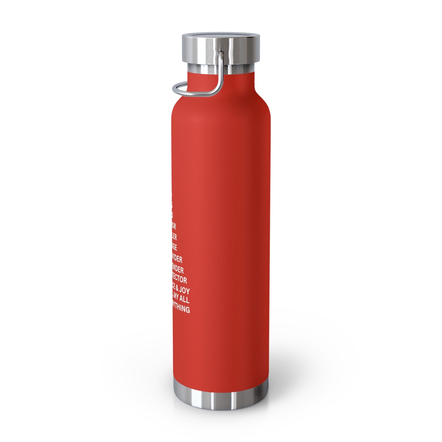Christian JESUS IS 22oz Insulated Water Bottle - White