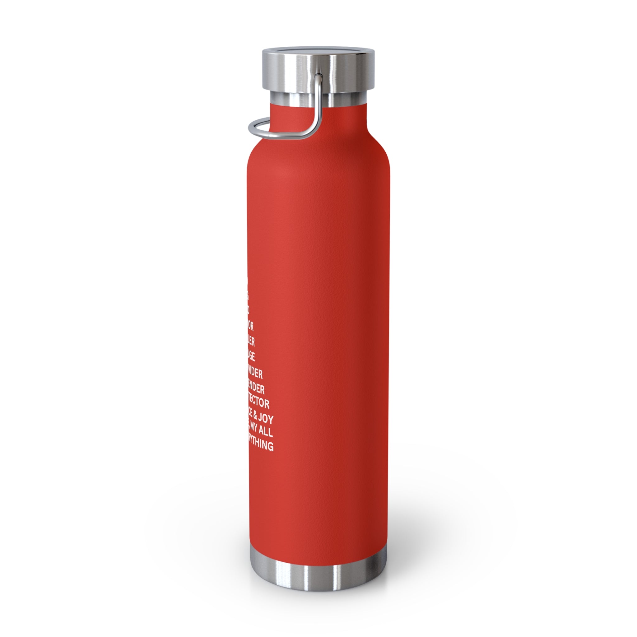 Christian JESUS IS 22oz Insulated Water Bottle - White