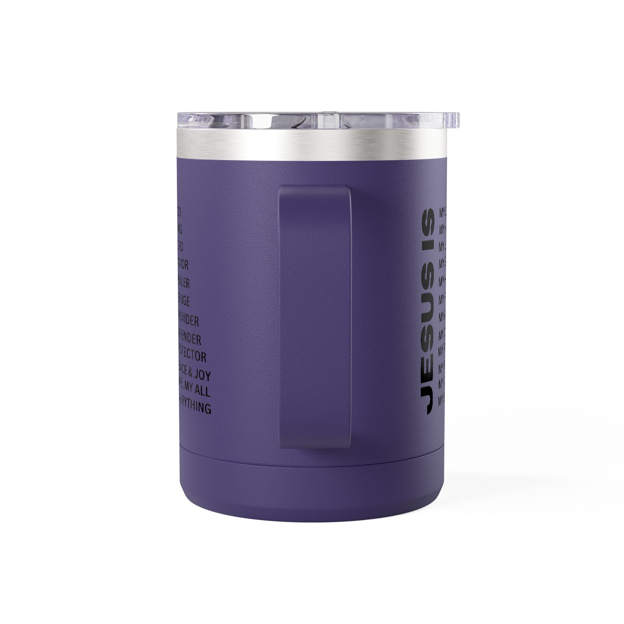 Christian Jesus Is 15oz Tumbler - Black