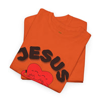 Jesus Loves Me Heart Tee – Cute Christian Faith Graphic T-Shirt