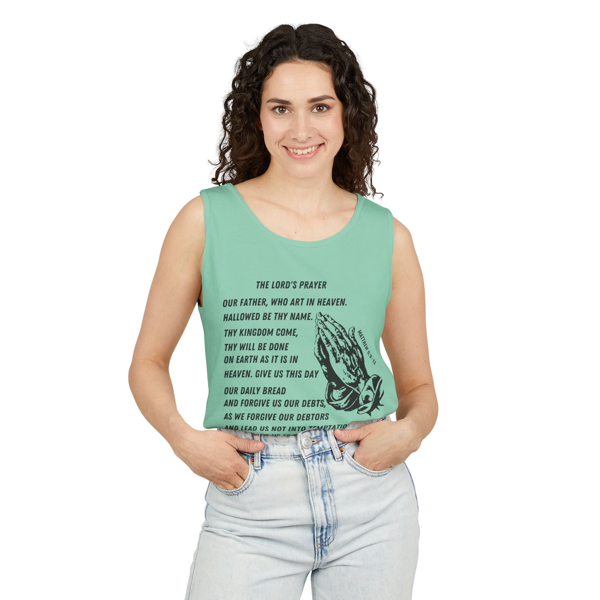 The Lord's Prayer Tank Top - Black