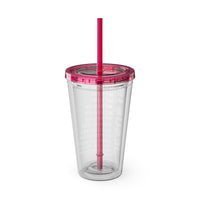 Christian JESUS IS 16oz Tumbler with Straw