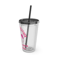 "We Fight Together" 16oz Tumbler with Straw Cup