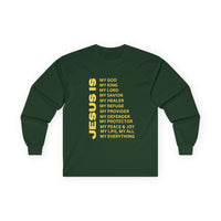 Christian JESUS IS Long Sleeve - Gold
