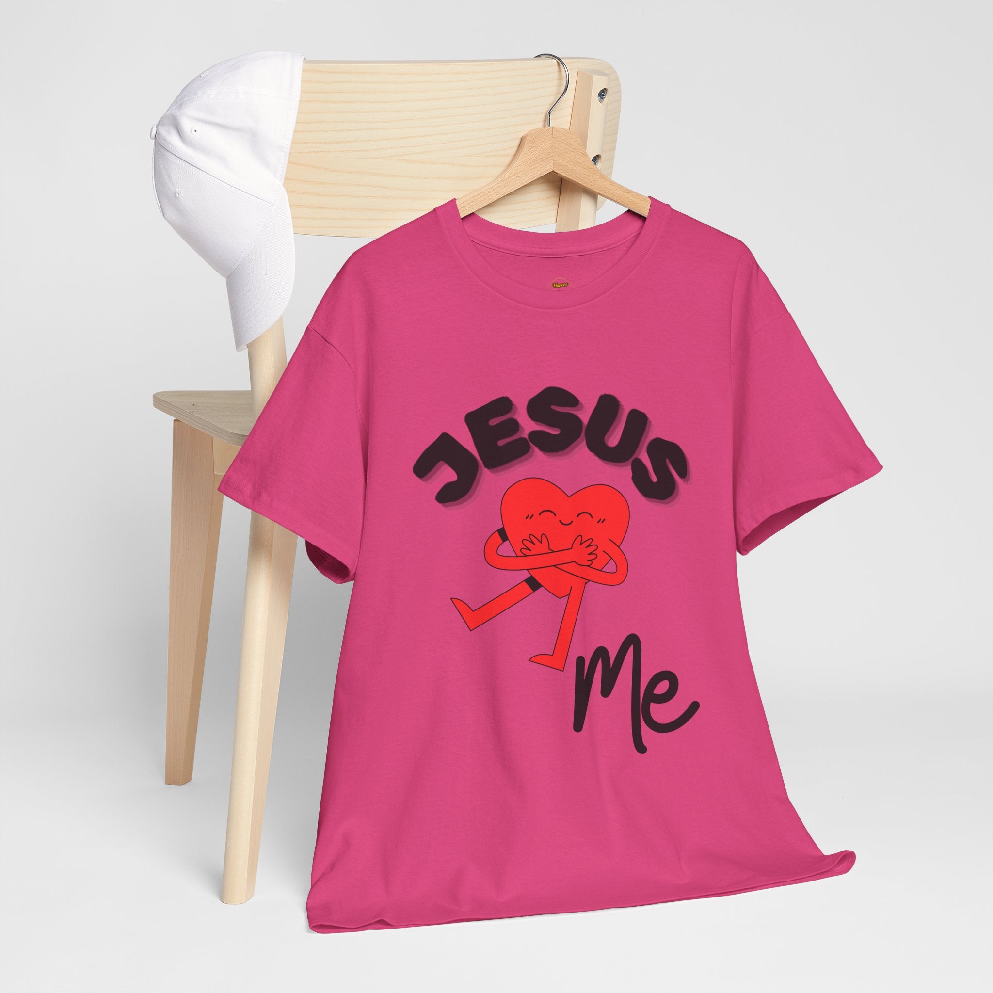 Jesus Loves Me Heart Tee – Cute Christian Faith Graphic T-Shirt