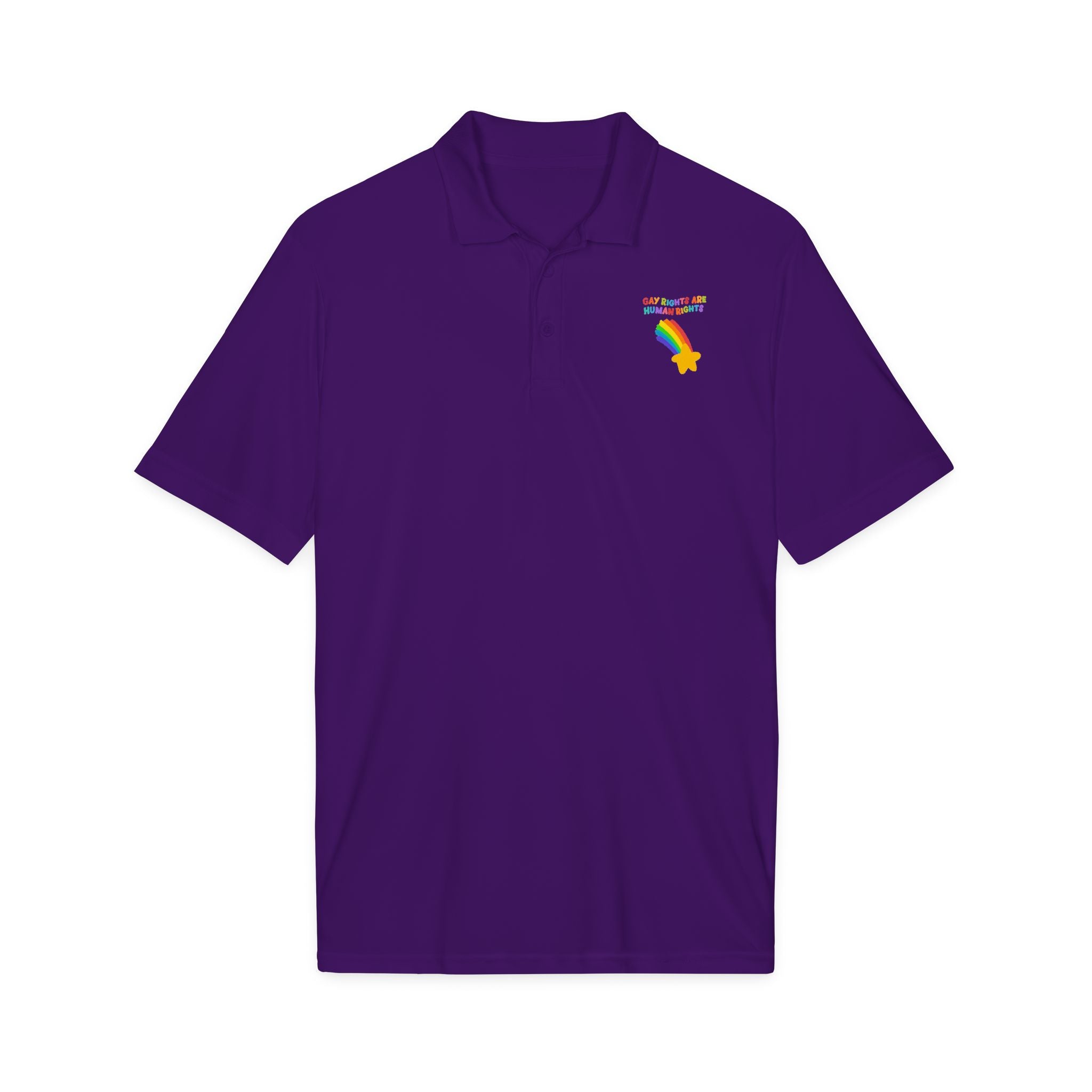 Gay Rights Shooting Star Polo