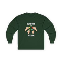 Puzzle Piece Hands Awareness Shirt - White