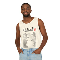Bible Emergency Numbers Tank Top - Black