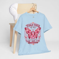 Together We Rise Breast Cancer Awareness T-Shirt — Fight Hope Cure Tee