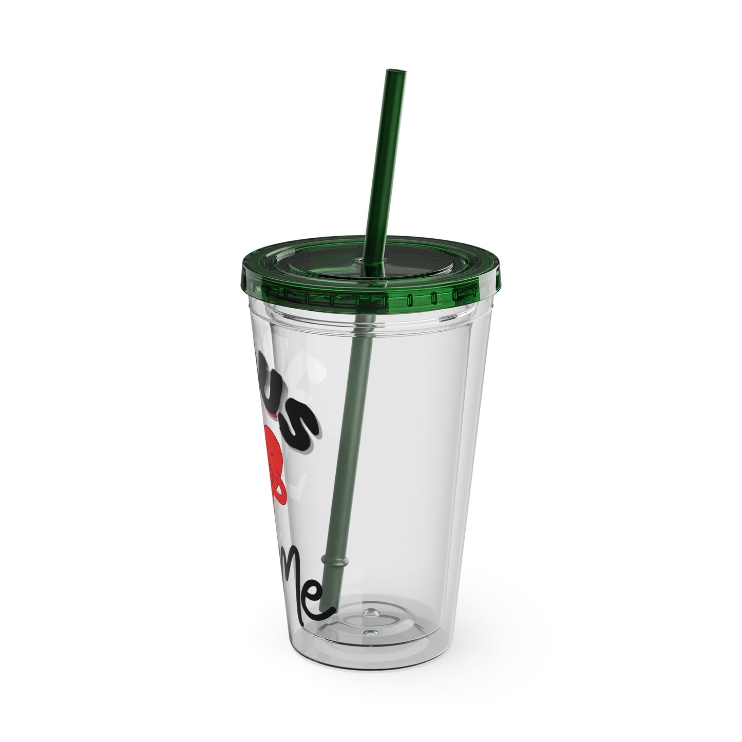Jesus Loves Me 16oz Tumbler with Straw