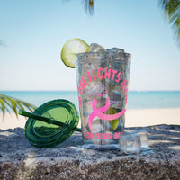 "No One Fights Alone" 16oz Tumbler with Straw