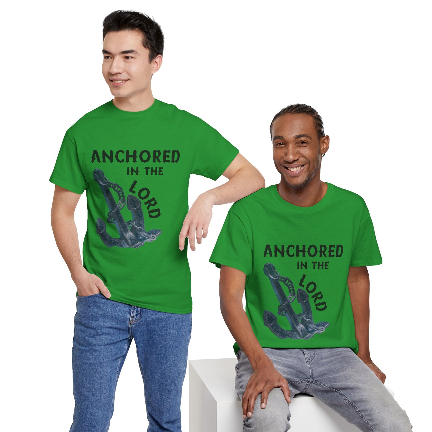 Anchored in the Lord T-Shirt - Black
