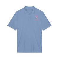 Breast Cancer Heart Ribbon Polo