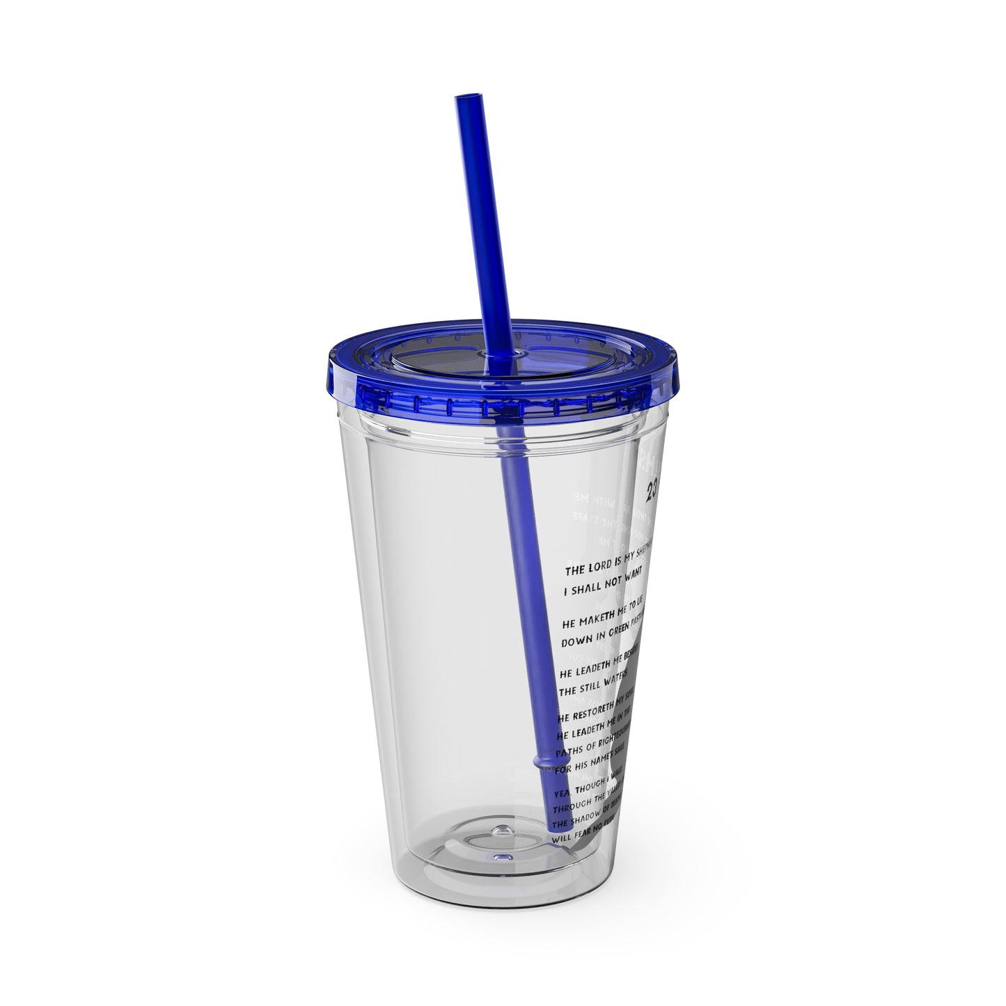 23 Psalms 16oz Tumbler with Straw