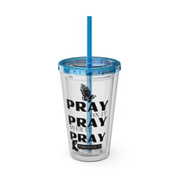 Pray On It 16oz Tumbler with Straw