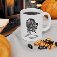 Lion of Judah Coffee Mug (11oz & 15oz) — 'I can do ALL things through Christ'