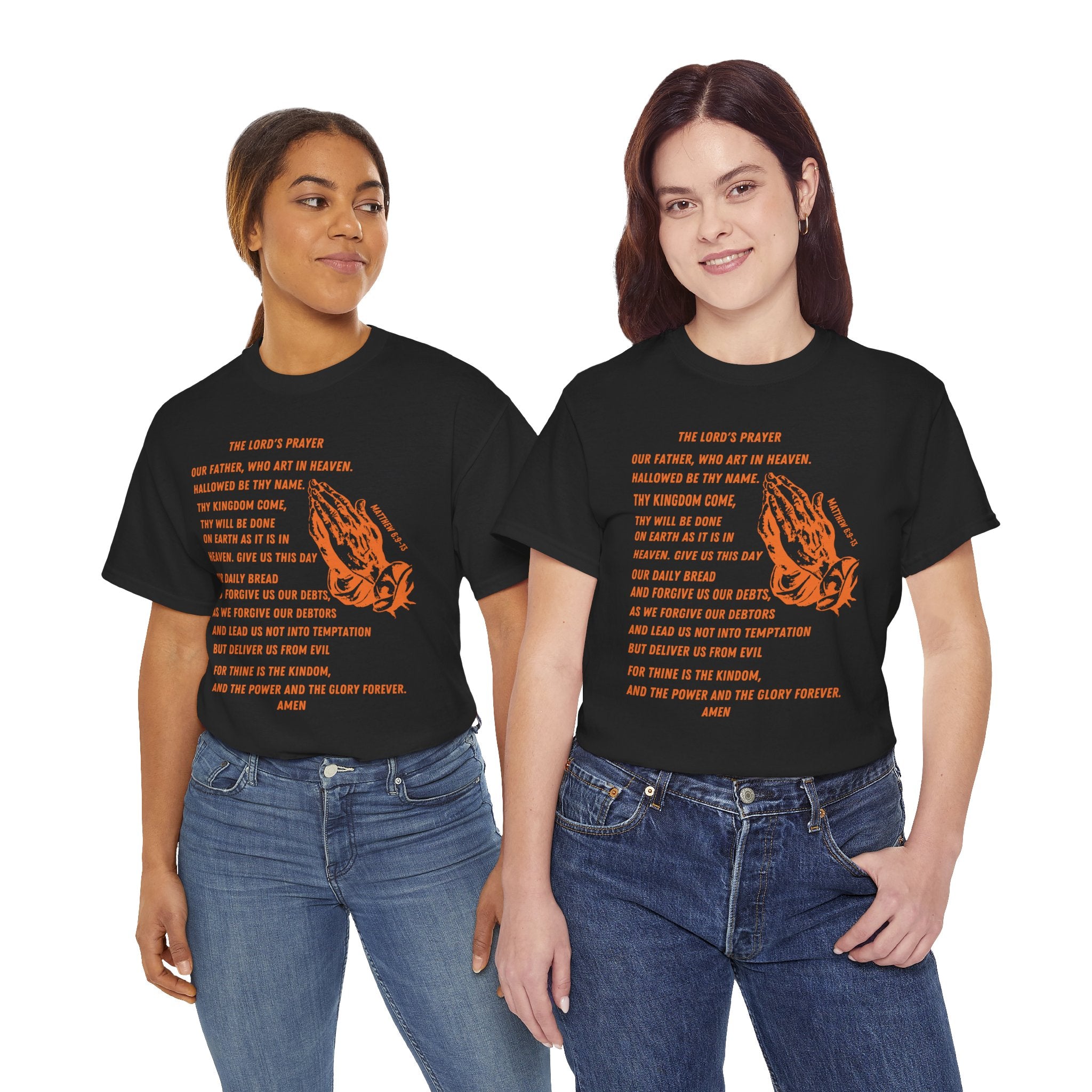 The Lord’s Prayer T-Shirt - Orange