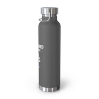 "Anchored in the Lord" 22oz Insulated Water Bottle — White