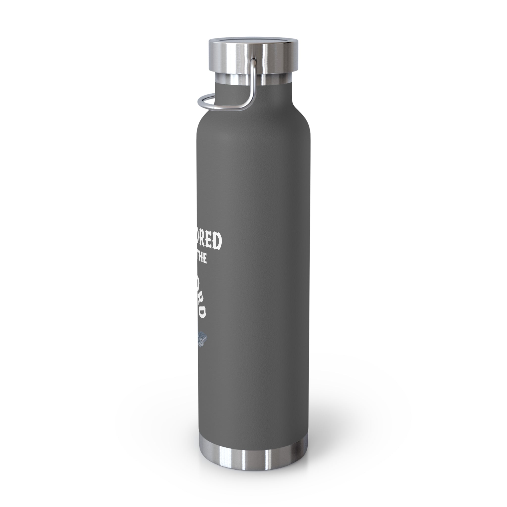 "Anchored in the Lord" 22oz Insulated Water Bottle — White
