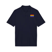 Rainbow "HUMAN" Polo Shirt