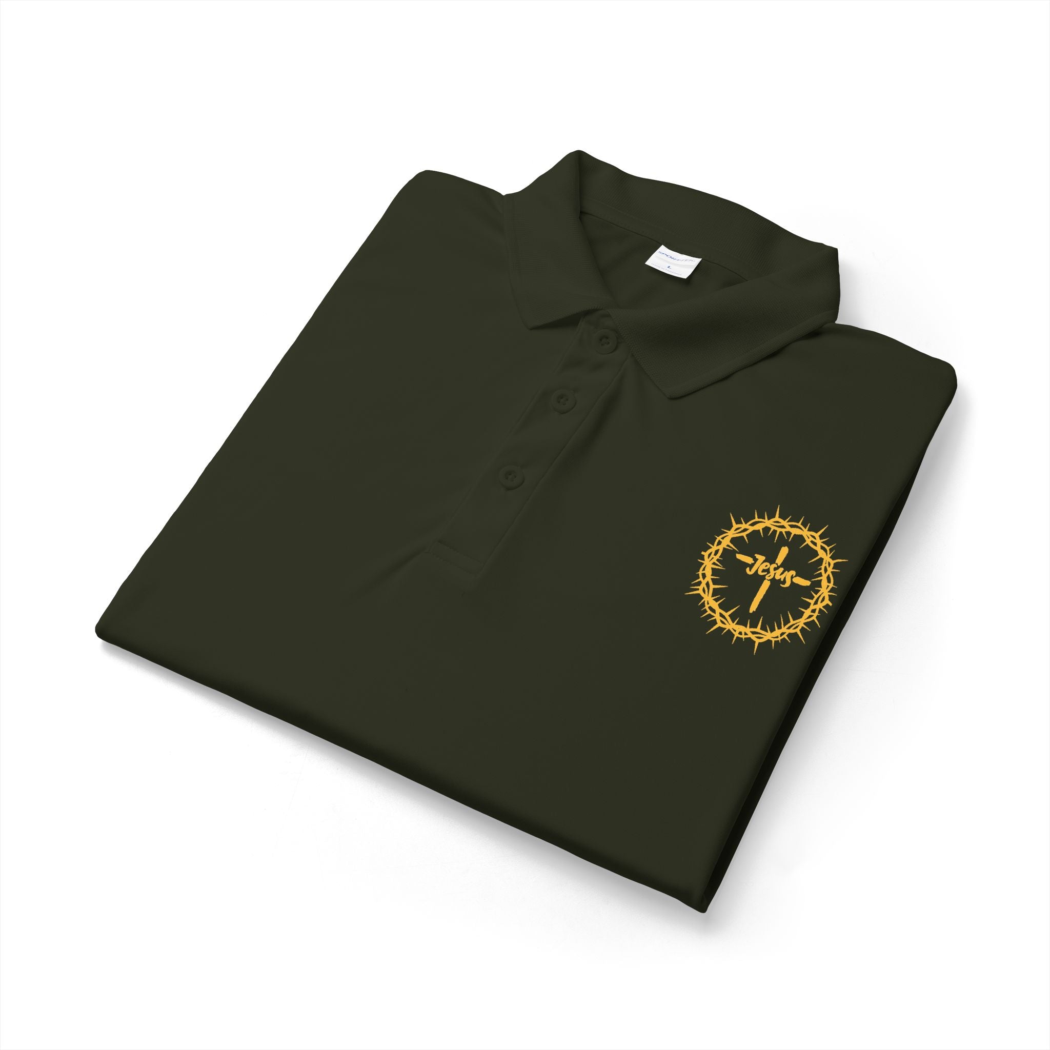 Jesus Crown of Thorns Polo