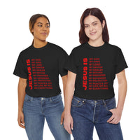 Christian JESUS IS T-Shirt - Red