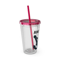 Anchored in the Lord 16oz Tumbler with Straw