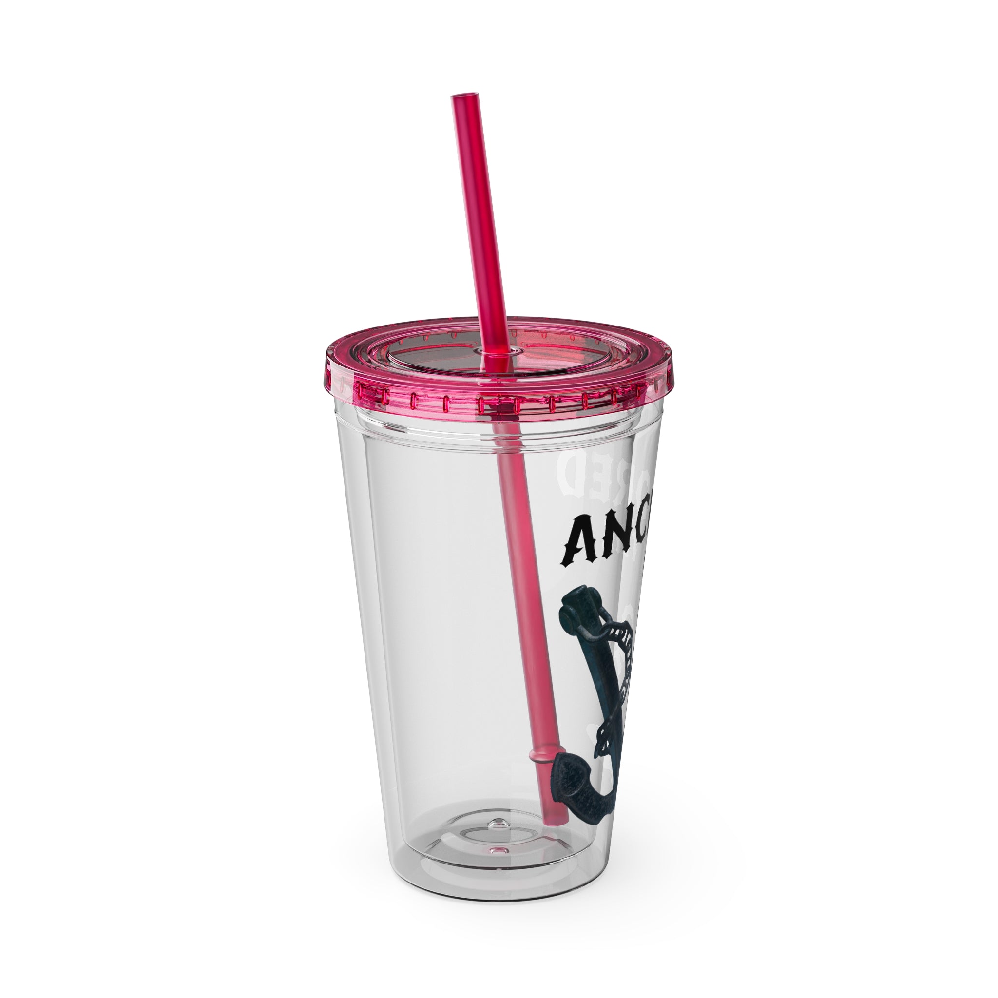 Anchored in the Lord 16oz Tumbler with Straw