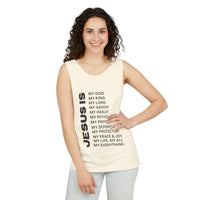 Christian JESUS IS Tank - Black