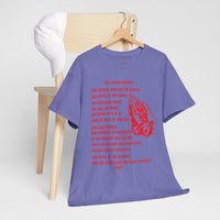 The Lord's Prayer T-Shirt - Red