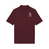 Autism Puzzle Ribbon Polo - White