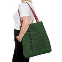 Christian JESUS IS Tote Bag - Green
